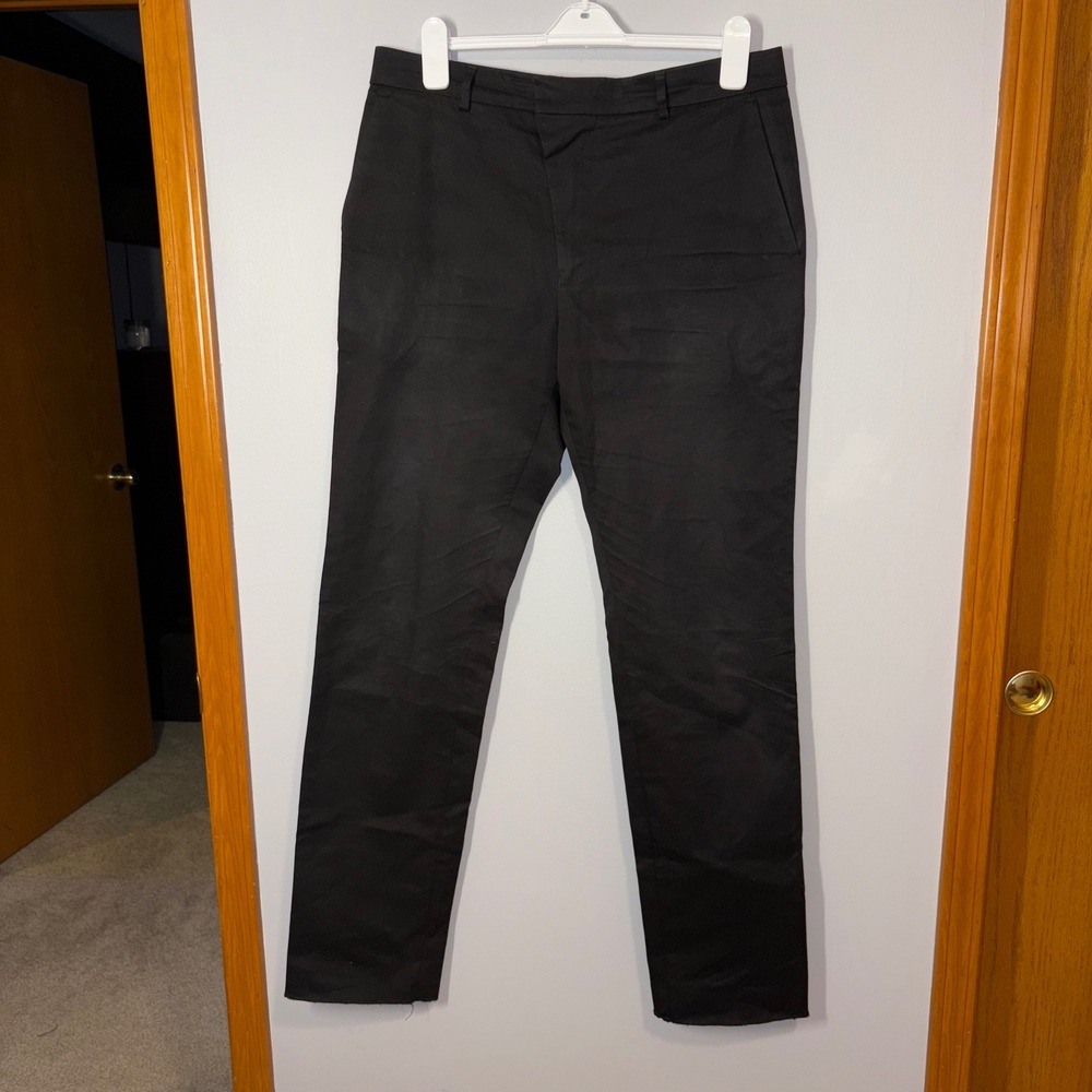 LOUIS VUITTON Uniforms Black Pants Organic Farming Made In Romania size 50
